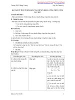 Bài tập về tính tương tối của chuyển động. Công thức vận tốc doc