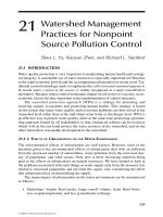WETLAND AND WATER RESOURCE MODELING AND ASSESSMENT: A Watershed Perspective - Chapter 21 (end) docx