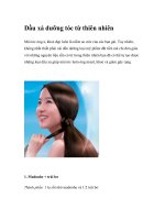 Dầu xả dưỡng tóc từ thiên nhiên ppt