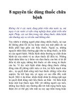 8 nguyên tắc dùng thuốc chữa bệnh pptx
