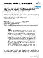 báo cáo hóa học: 