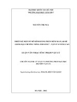 THIẾT KẾ MỘT SỐ MÔ HÌNH BẰNG PHẦN MỀM MATLAB ĐỂ GIẢNG DẠY CHƯƠNG “SÓNG ÁNH SÁNG” – VẬT LÝ 12 NÂNG CAO