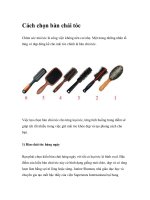 Cách chọn bàn chải tóc docx