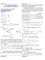 Một số phương pháp giải phương trình và bất phương trình vô tỷ potx