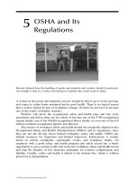 Industrial Safety and Health for Goods and Materials Services - Chapter 5 pptx