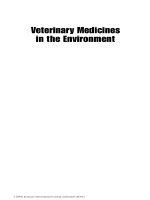 Veterinary Medicines in the Environment - Chapter 1 pdf