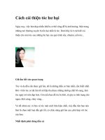 Cách cải thiện tóc hư hại docx