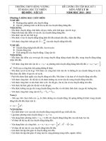 de cuong on tap HK1 20112012giam tai pptx