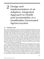 Integrated Assessment of Health and Sustainability of Agroecosystems - Chapter 2 potx