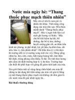 Nước mía ngày hè: “Thang thuốc phục mạch thiên nhiên” ppt