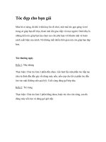 Tóc đẹp cho bạn gái pot