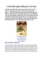 Cách khắc phục biếng ăn ở trẻ nhỏ potx