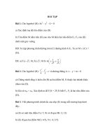 BÀI TẬP HÌNH HỌC pot