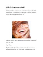 Giữ tóc đẹp trong mùa hè potx