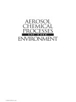 AEROSOL CHEMICAL PROCESSES IN THE ENVIRONMENT - CHAPTER 1 pot