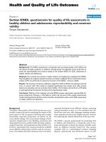 báo cáo hóa học: 