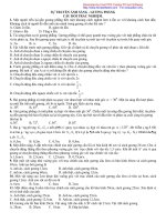 Câu hỏi trắc nghiệm: Sự truyền ánh sáng-Gương phẳng pdf