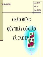 giáo án điện tử công nghệ: một số vấn đề về máy biến áp ppt