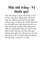 Mộc nhĩ trắng - Vị thuốc quý ppt