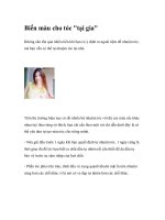 Biến màu cho tóc 