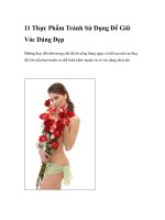 11 Thực Phẩm Tránh Sử Dụng Để Giữ Vóc Dáng Đẹp pot