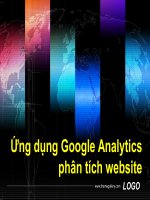 Tài liệu ứng dụng Google Anatylics phân tích Website