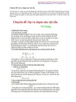 Chuyên đề: Sự va chạm của vật rắn potx