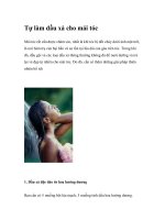 Tự làm dầu xả cho mái tóc docx