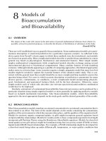 ECOTOXICOLOGY: A Comprehensive Treatment - Chapter 8 potx