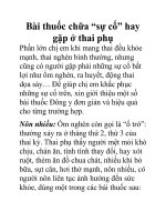 Bài thuốc chữa “sự cố” hay gặp ở thai phụ pot