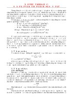 Xảo thuật khoa học: Sự sắp xếp và kết hợp các hằng số Vật lý pptx