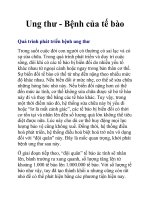 Ung thư - Bệnh của tế bào potx