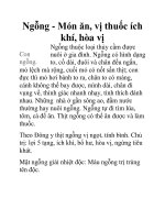 Ngỗng - Món ăn, vị thuốc ích khí, hòa vị pdf