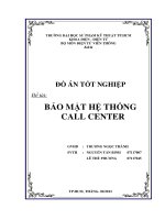 bảo mật hệ thống call center