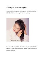 Khám phá “Góc con người” pot