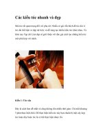 Các kiểu tóc nhanh và đẹp ppt