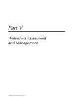 WETLAND AND WATER RESOURCE MODELING AND ASSESSMENT: A Watershed Perspective - Chapter 18 potx