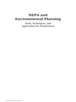 NEPA and Environmental Planning : Tools, Techniques, and Approaches for Practitioners - Chapter 1 pptx