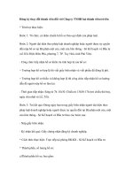 Đăng ký thay đổi thành viên đối với Công ty TNHH hai thành viên trở lên potx