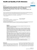 Báo cáo hóa học: 