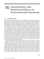 ORGANIC POLLUTANTS: An Ecotoxicological Perspective - Chapter 16 doc