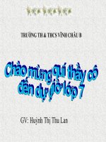 Bài giảng điện tử môn sinh học: lớp thú docx