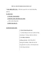 TIẾT 63 :CHUYỂN ĐỘNG BẰNG PHẢN LỰC ppt