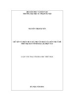 Hạn chế rủi ro tín dụng tại ngân hàng NNPTNT việt nam   chi nhánh đắc lắc