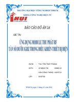 đồ án 2a ứng dụng của module thu phát tần số dưới 1ghz trong điều khiển thiết bị điện