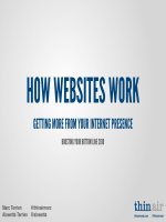 How Websites work: Getting more from your Internet Presence