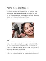 Nên và không nên khi cắt tóc pot