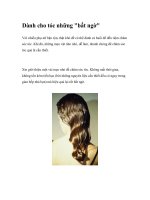 Dành cho tóc những 