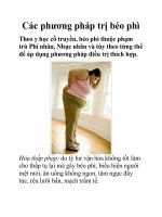 Các phương pháp trị béo phì pot