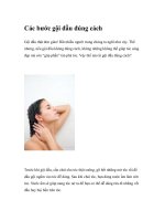 Các bước gội đầu đúng cách pptx